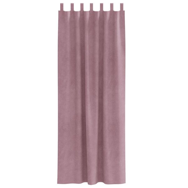 vidaXL Blackout Curtains 2 pcs Dark Pink 140 x 225 cm Velvet