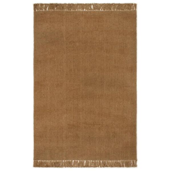 vidaXL Runner Rug with Tassels 100x200 cm Jute