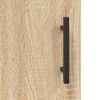 vidaXL Wall Mounted Cabinet Sonoma Oak 34.5x34x90 cm