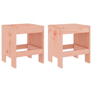 vidaXL Garden Stools 2 pcs 40x36x45 cm Solid Wood Douglas
