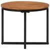 vidaXL Coffee Table 35x35x30 cm Solid Wood Acacia and Iron