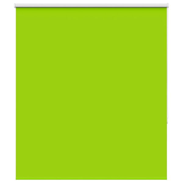 vidaXL Roller Blind Blackout Leaves Green 130x150 cm Fabric Width 126.6 cm Polyester