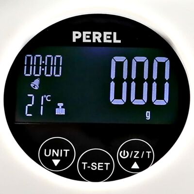 Perel Digital Kitchen Scale 5 kg White