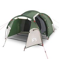 vidaXL Camping Tent 2-Person Green Waterproof