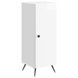 vidaXL Sideboard High Gloss White 33 x 34.5 x 90 cm Engineered Wood