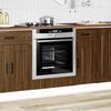 vidaXL Oven Cabinet Kalmar Brown Oak Engineered Wood