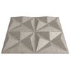 vidaXL Wall Panels 24 pcs Beton 50x50 cm XPS 6 m&sup2; Origami