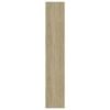 vidaXL Book Cabinet/Room Divider Sonoma Oak 80x30x166 cm Engineered Wood