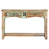 vidaXL Console Table 120x40x75 cm Solid Reclaimed Wood