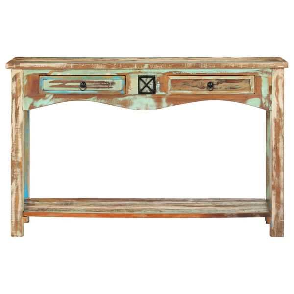vidaXL Console Table 120x40x75 cm Solid Reclaimed Wood