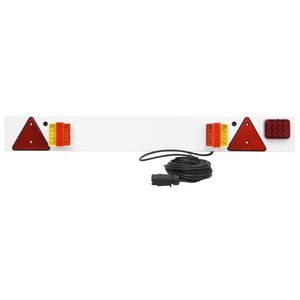 vidaXL Trailer Light Red 115x6x14 cm 12V LED Bulb