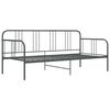 vidaXL Sofa Bed Frame without Mattress Grey Metal 90x200 cm