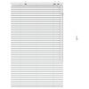 vidaXL Venetian Blind White 80 x 130 cm 35 mm Solid Paulownia Wood