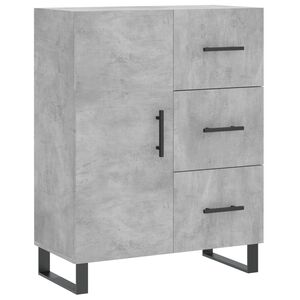 vidaXL Sideboard Concrete Grey 69.5x34x90 cm Engineered Wood