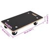 vidaXL Transport Trolley 6 pcs Grey Plywood