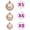 vidaXL Artificial Pre-lit Christmas Tree with Ball Set White 120 cm