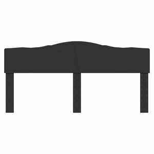 vidaXL Headboard Black Oak 200 cm Engineered wood