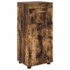 vidaXL Bathroom Furniture Set TULUM Smoked Oak Engineered Wood