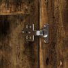 vidaXL TV Cabinet Smoked Oak 100 x 38 x 49 cm Engineered Wood