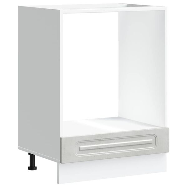 vidaXL Oven Cabinet Kalmar Concrete Grey Engineered Wood