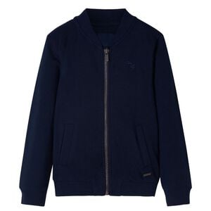 Kids' Sweatshirt with Zip Navy 92