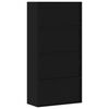 vidaXL File Cabinet Black 90x40x220 cm Steel