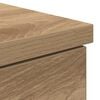 vidaXL Desk with Drawer Artisan oak 140 x 49 x 76 cm Engineered wood