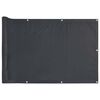vidaXL Balcony Privacy Screen Anthracite 300x90 cm PVC