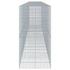 vidaXL Gabion Basket with Cover 900x100x200 cm Galvanised Iron