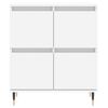 vidaXL Sideboards 3 pcs White Engineered Wood