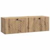 vidaXL Wall-Mounted TV Cabinet 98 x 31 x 30 cm Artisan Oak