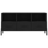 vidaXL TV Cabinet Black 102x36x50 cm Engineered Wood