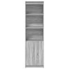 vidaXL Highboard Grey Sonoma 50x35x180 cm Engineered Wood