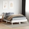 vidaXL Bed Frame without Mattress White 160x200 cm Solid Wood Pine