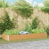 vidaXL Garden Raised Bed 290 x 100 x 36 cm Galvanised Steel