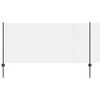 vidaXL Welded Wire Fence with Posts 100 x 1 m PVC-Coated Steel Green