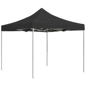 vidaXL Professional Folding Party Tent Aluminium 3x3 m Anthracite