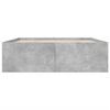 vidaXL Bed Frame without Mattress Concrete Grey 160x200 cm