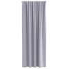 vidaXL Blackout Curtains with Rings 2 pcs Metal Grey 260 x 140 cm
