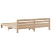 vidaXL Bed Frame without Mattress 180x200 cm Super King Solid Wood Pine