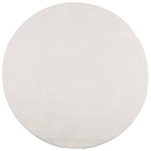 vidaXL Rug IZA Short Pile Scandinavian Look Cream &Oslash; 160 cm