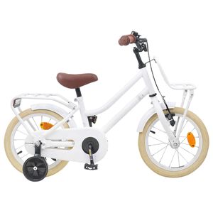 vidaXL Kids Bike 12 Inches for 2-4 Years Old White
