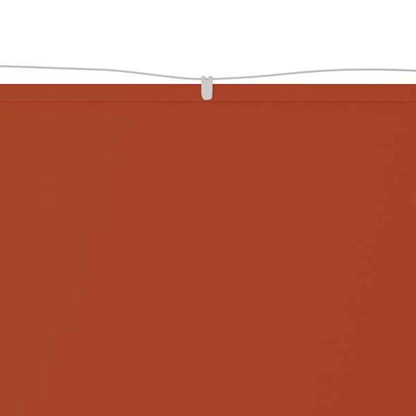 vidaXL Vertical Awning Terracotta 60x800 cm Oxford Fabric
