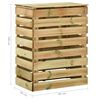 vidaXL Slatted Garden Composter 2pcs 80x50x100 cm Impregnated Pinewood