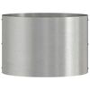 vidaXL Garden Planter Silver 30 x 30 x 20 cm Stainless steel
