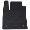vidaXL Car Mat 4 pcs Black suitable for Renault MEGANE 2016- Rubber