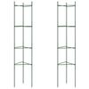 vidaXL Tomato Cage 2 pcs 154 cm Steel and PP