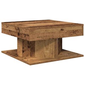 vidaXL Coffee Table Old Wood 55x55x30 cm Engineered Wood