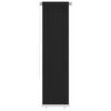 vidaXL Outdoor Roller Blind 65(W)x230(H) cm Black HDPE