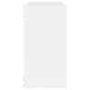 vidaXL Wall Cube Shelves 4 pcs White 30x15x30 cm